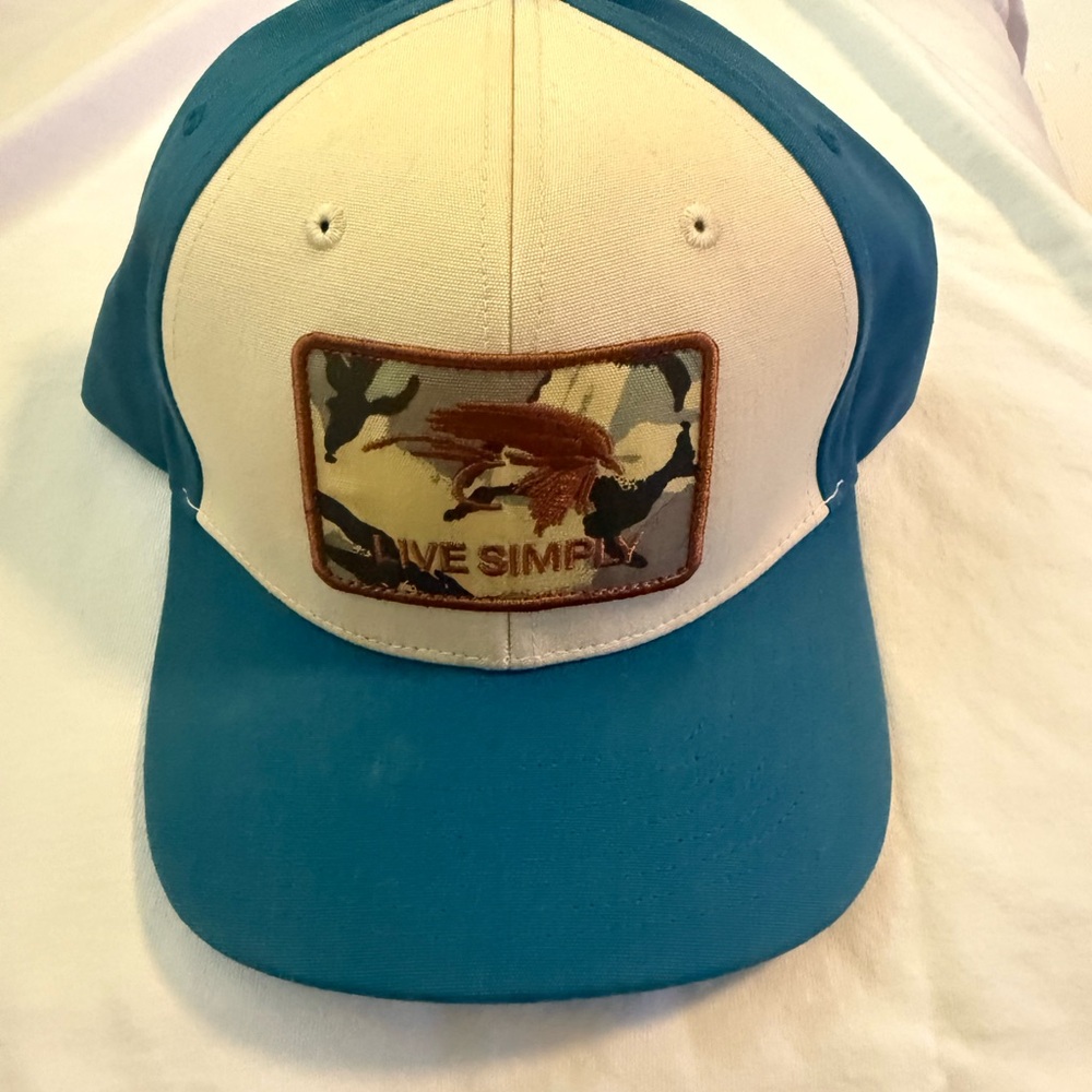 Patagonia Teal and Black Cap Roger That - Live Simply